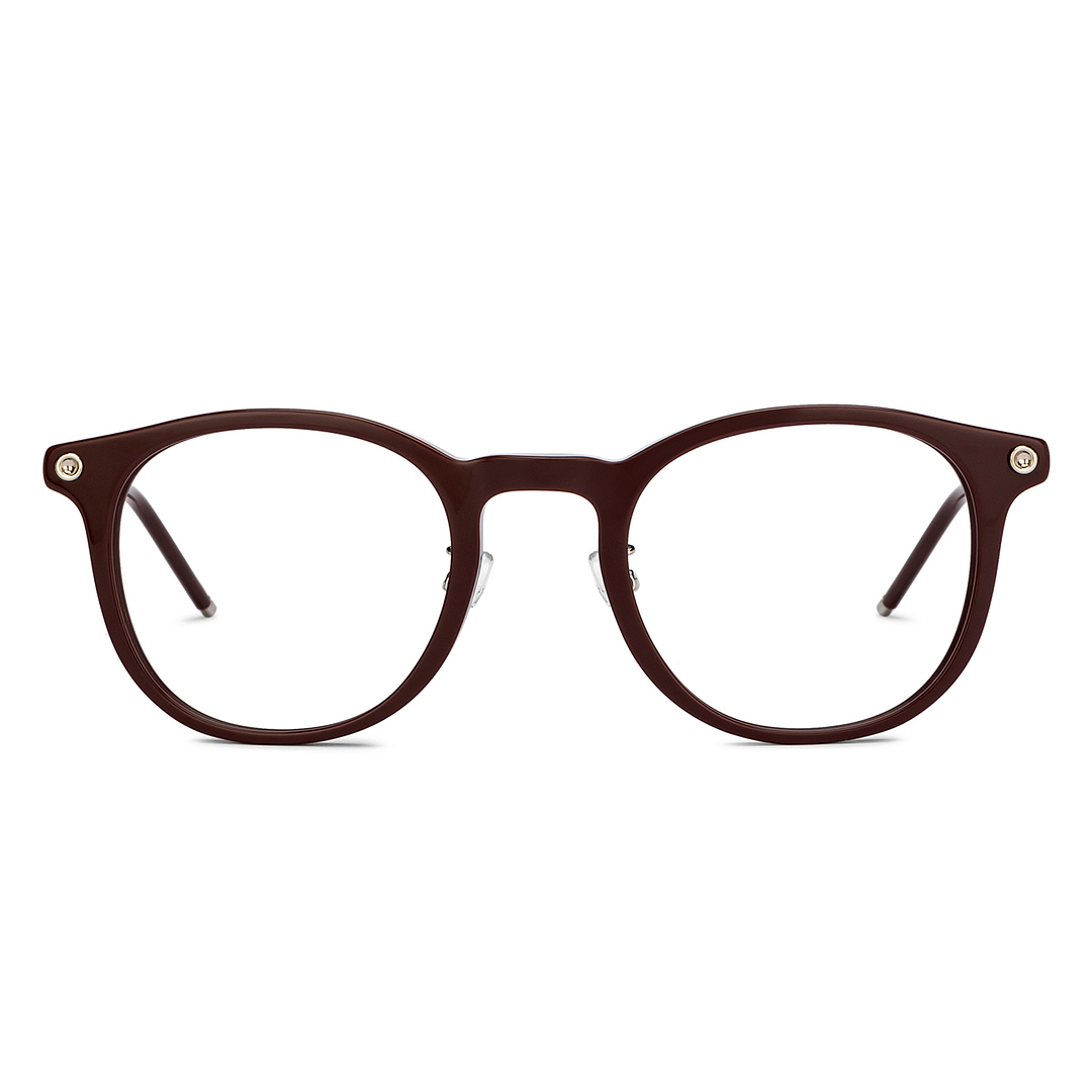 John Jacobs Online Light Brown Full Rim Round right side
