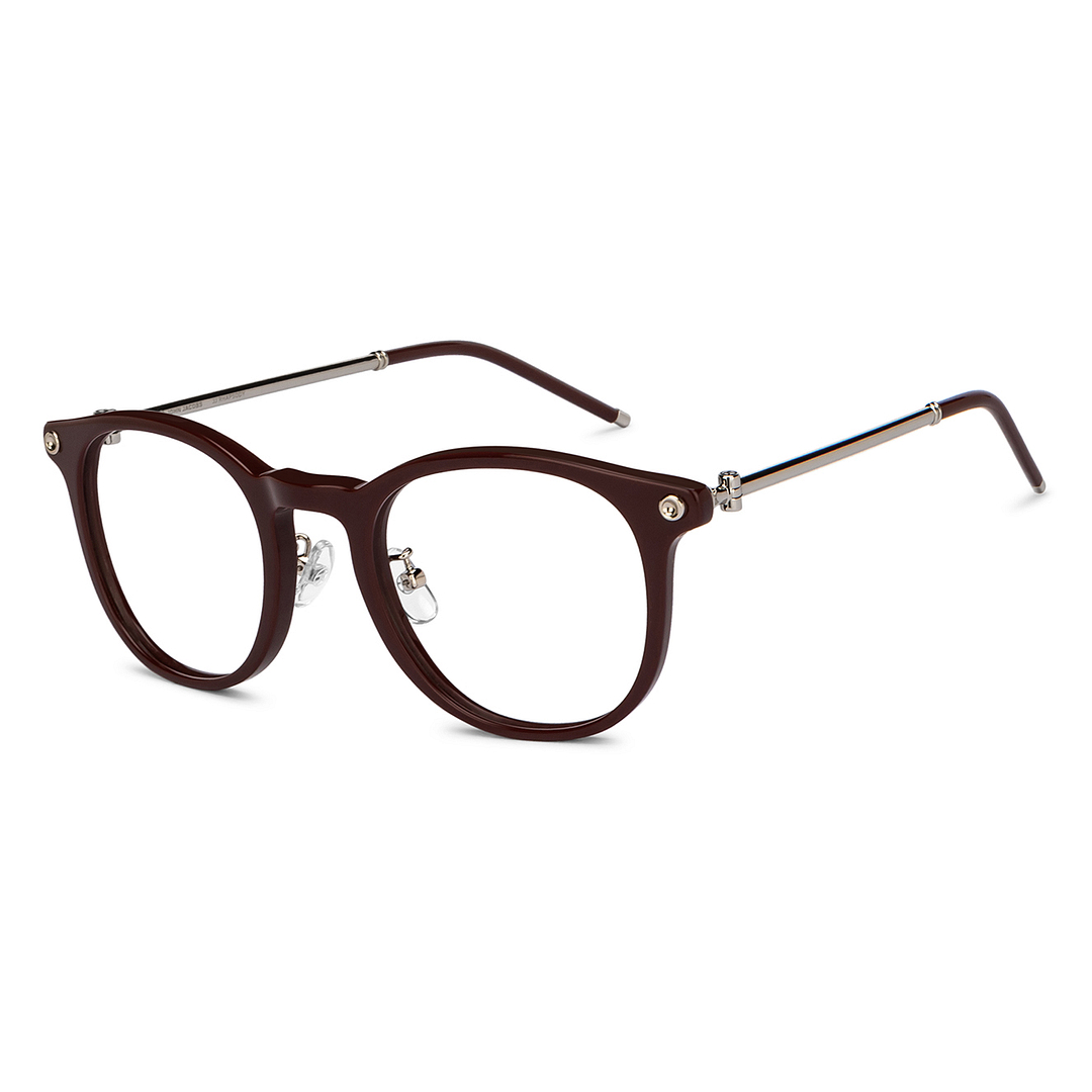 John Jacobs Online Light Brown Full Rim Round right side