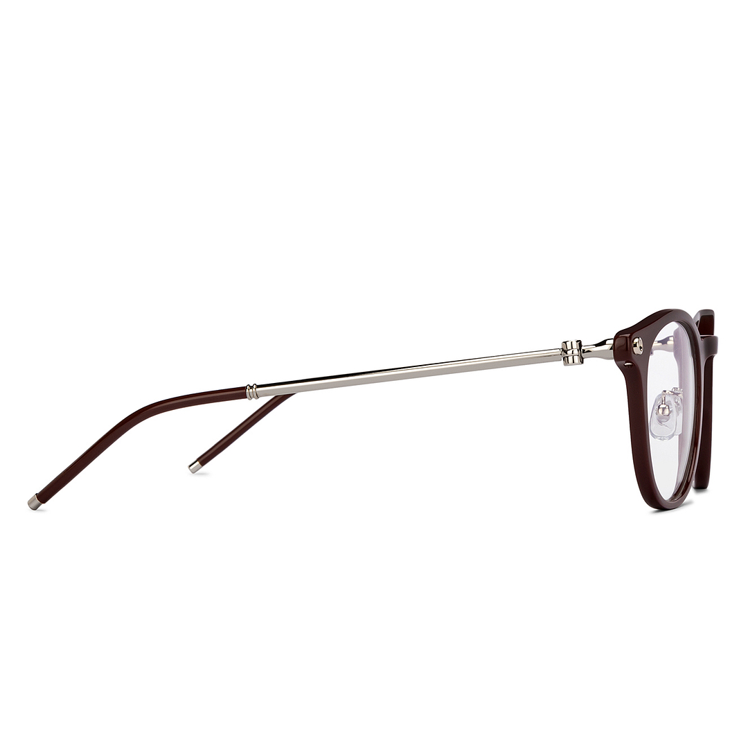 John Jacobs Online Light Brown Full Rim Round left side