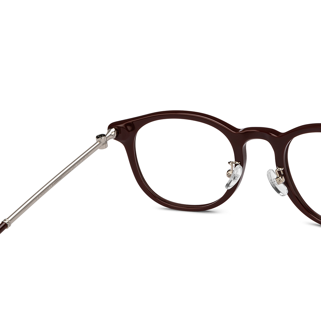 John Jacobs Online Light Brown Full Rim Round right side