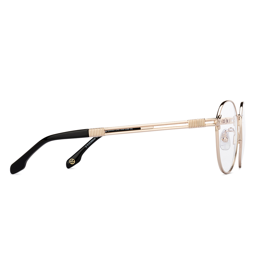 John Jacobs Silver Full Rim Round left side