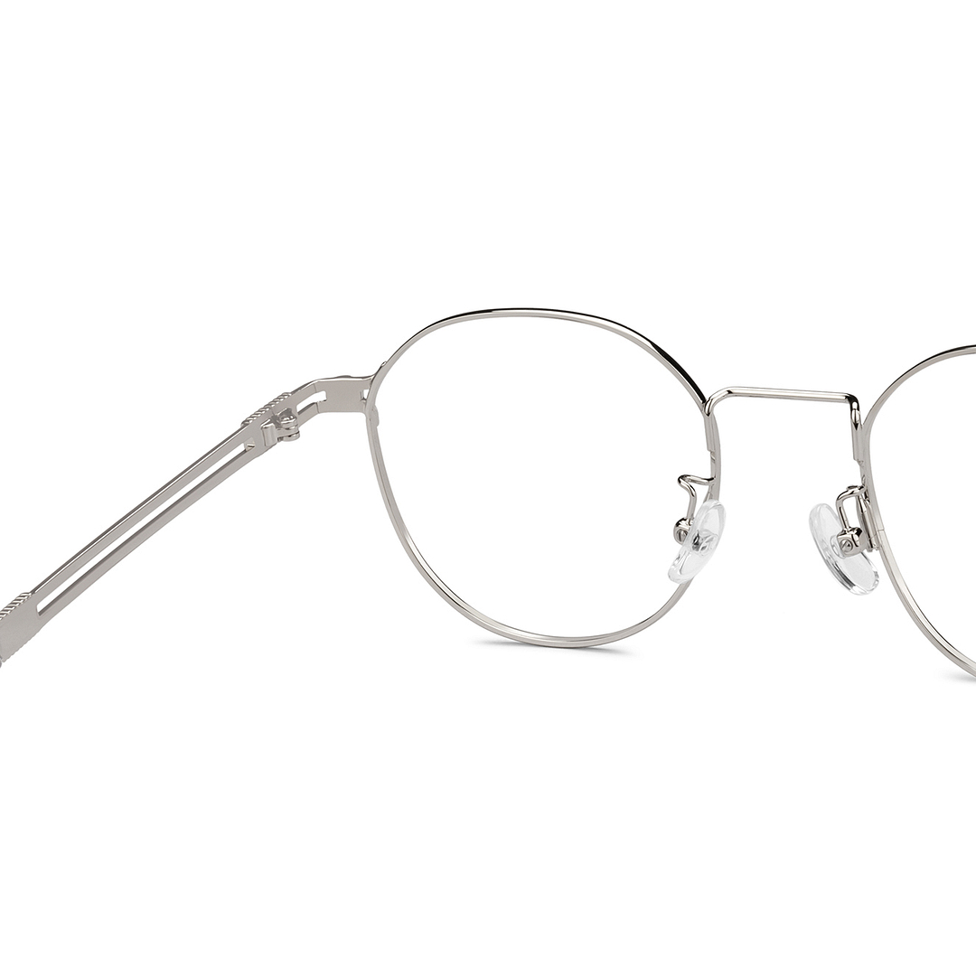 John Jacobs Online Silver Full Rim Round right side