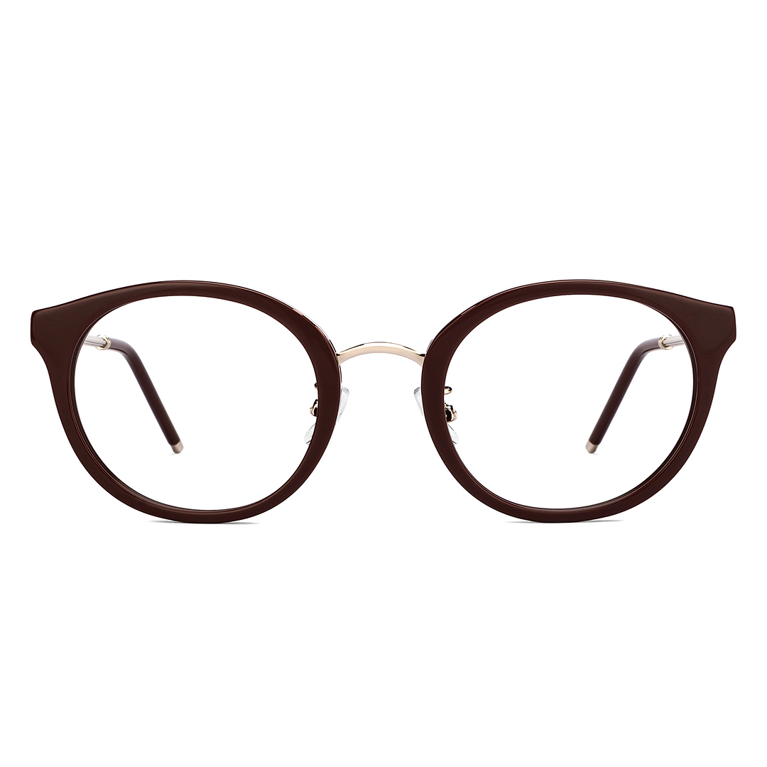 John Jacobs Online Light Brown Full Rim Round right side