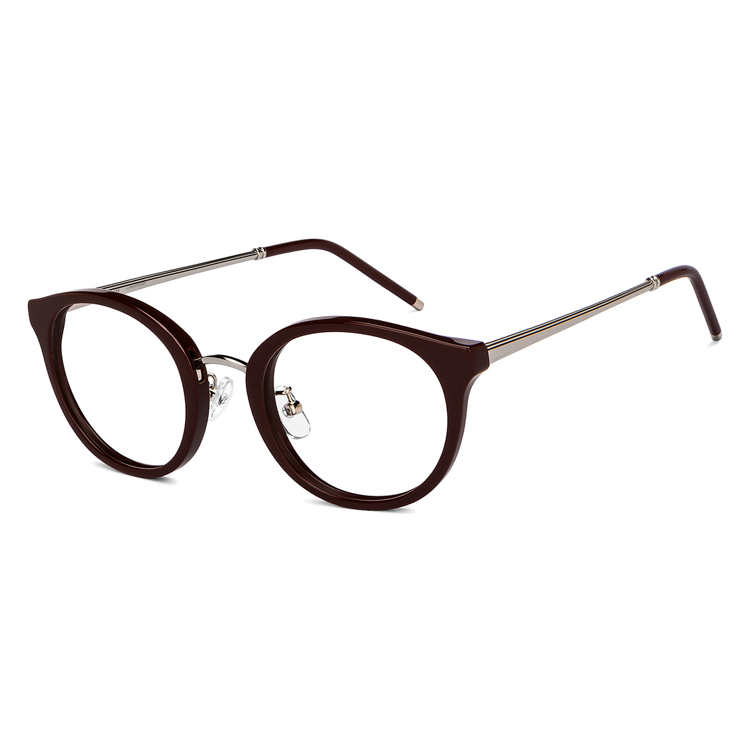 John Jacobs Online Light Brown Full Rim Round right side
