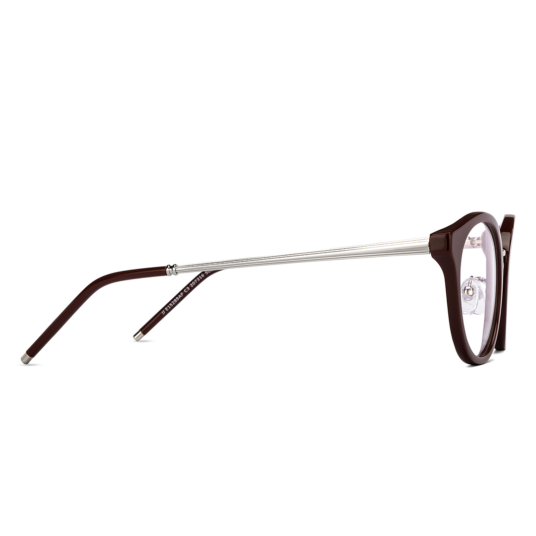 John Jacobs Online Light Brown Full Rim Round left side