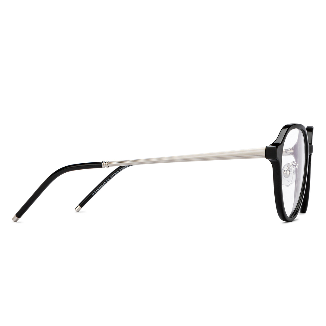 John Jacobs Online Black Full Rim Round left side