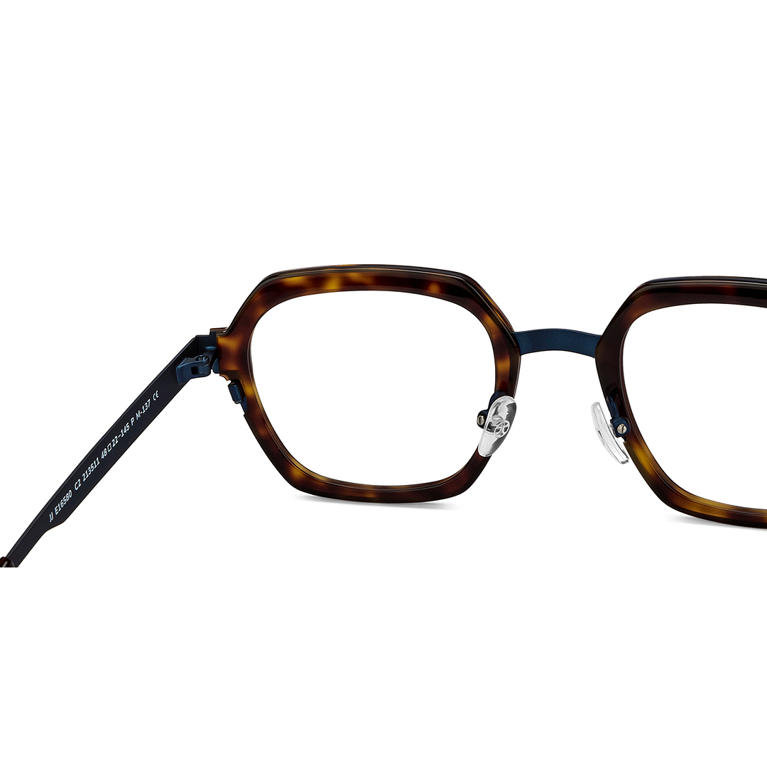 John Jacobs Sky Blue Full Rim Square right side