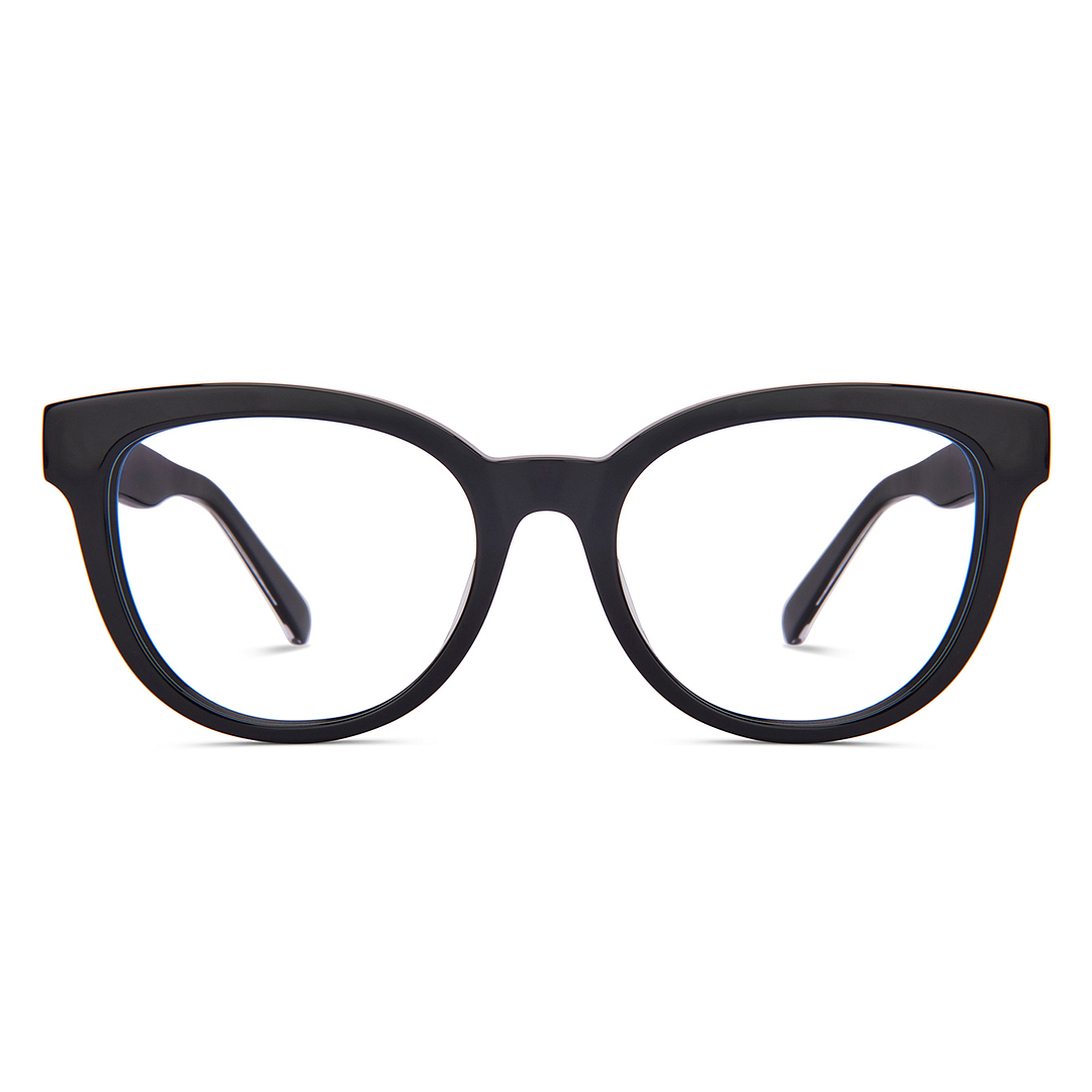 John Jacobs Online Black Full Rim Cat Eye right side