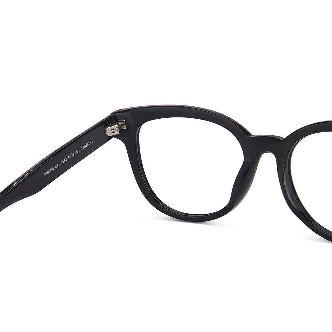 John Jacobs Online Black Full Rim Cat Eye right side