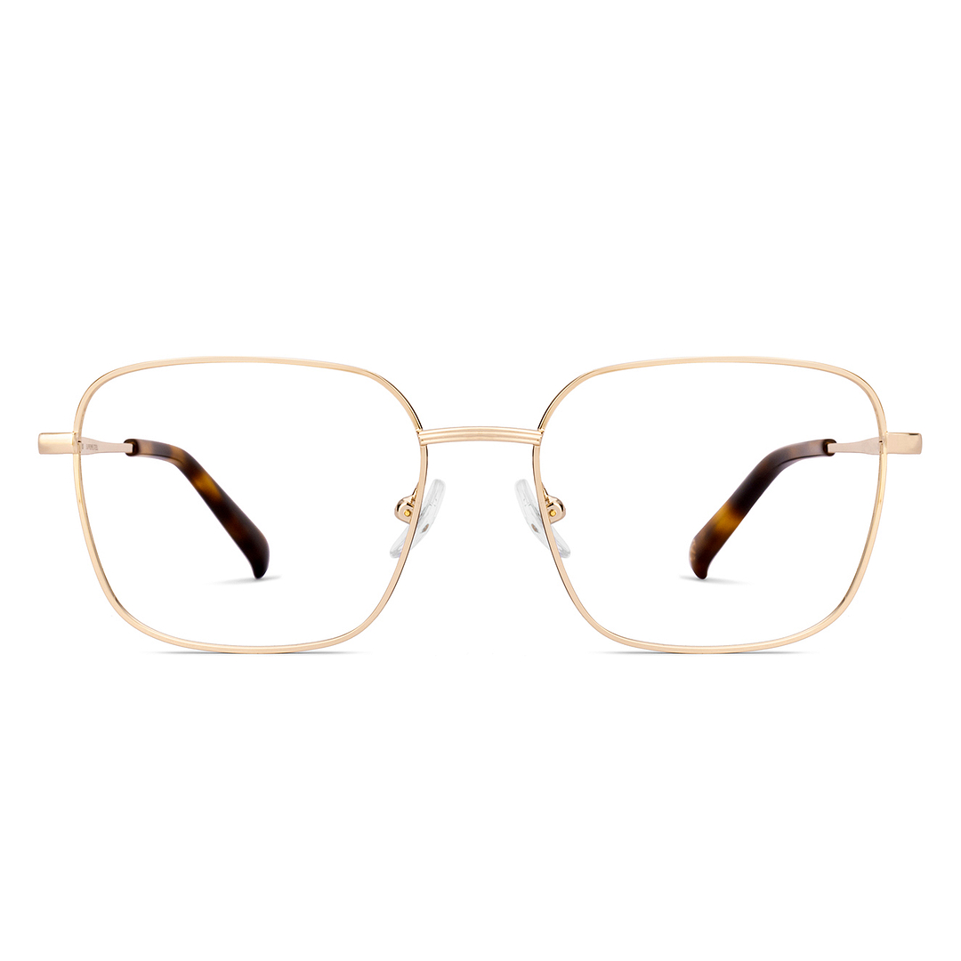 John Jacobs Online Gold Full Rim Square right side