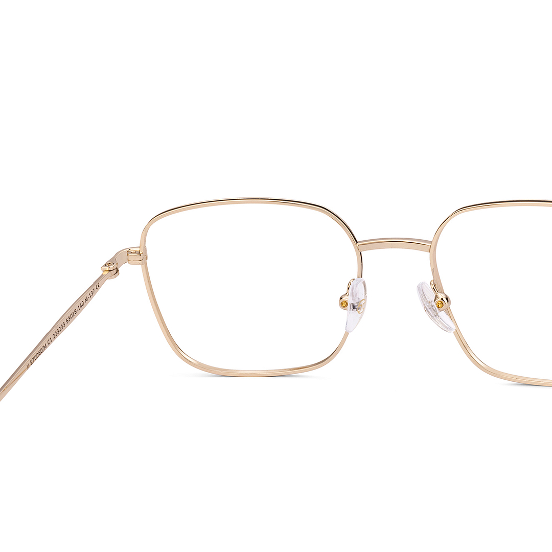 John Jacobs Online Gold Full Rim Square right side