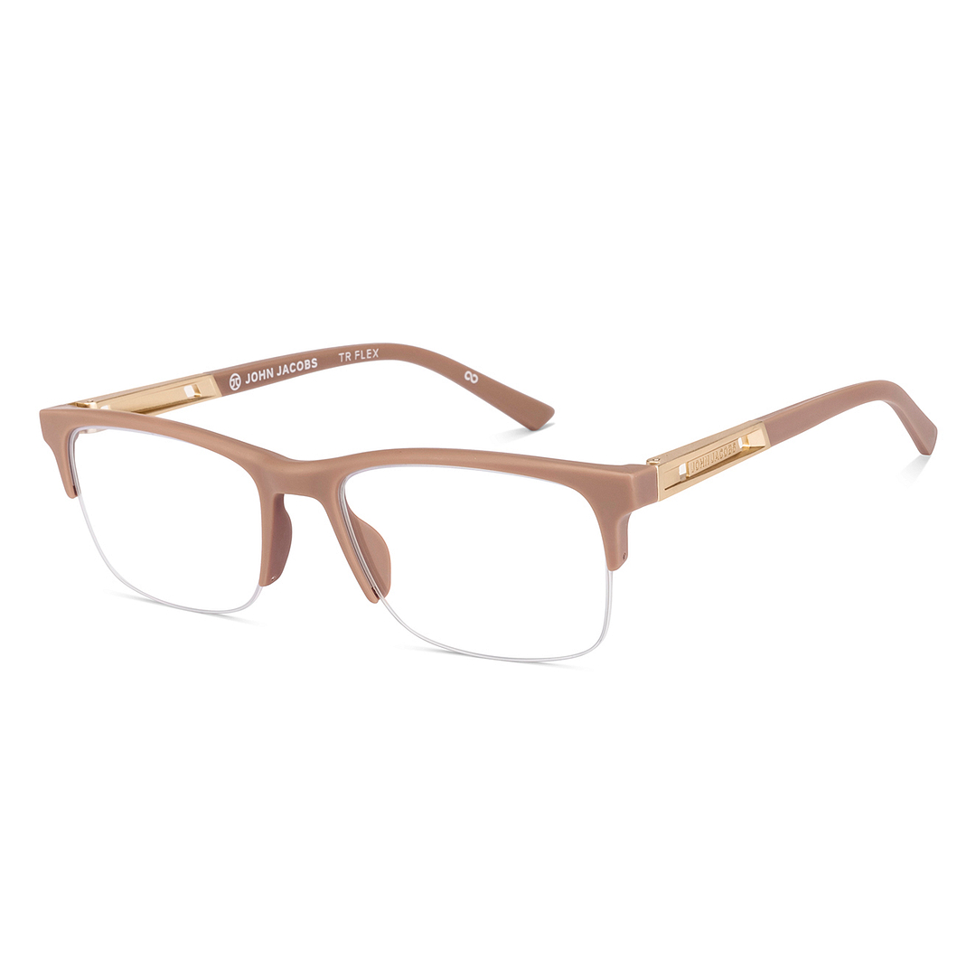 Buy Brown Half Rim Rectangle John Jacobs TR Flex JJ E70099