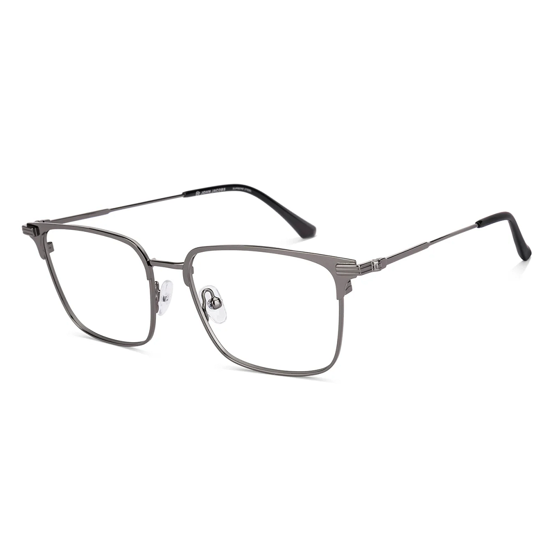 johnleeknb Buy Gunmetal Full Rim Square John Jacobs Supreme Steel JJ E70107