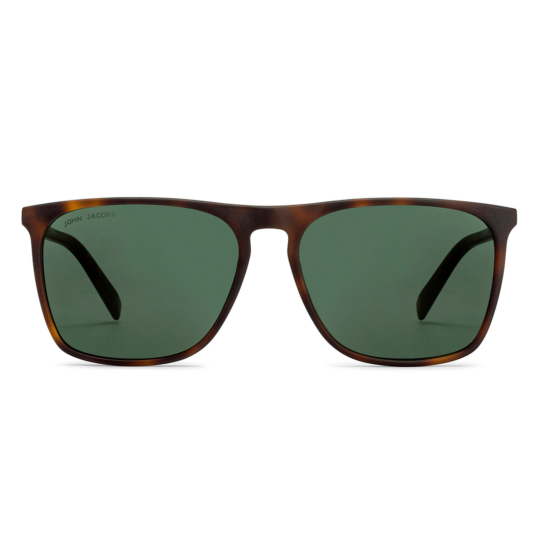 Buy Green Tortoise Full Rim Rectangle John Jacobs JJ Tints JJ