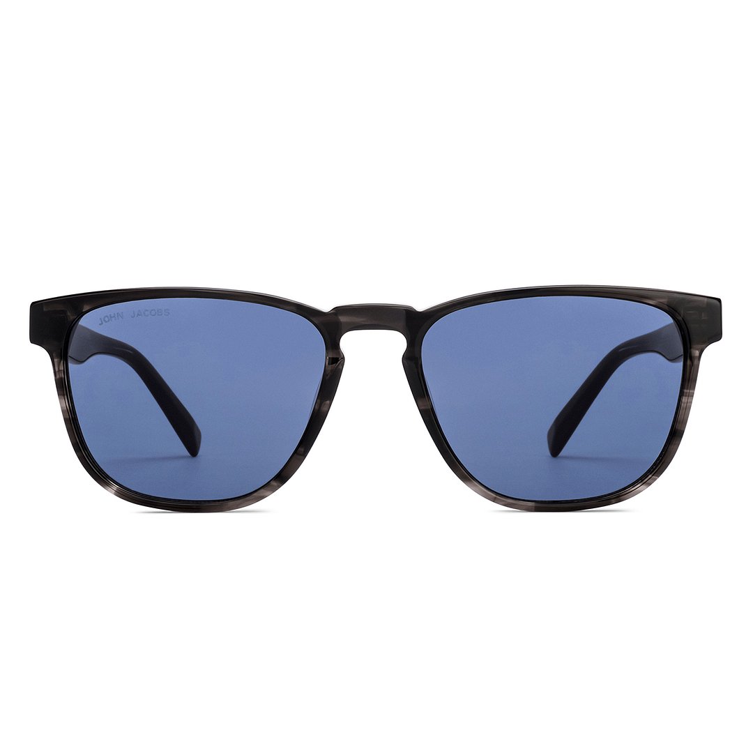 John Jacobs Black Full Rim Square right side