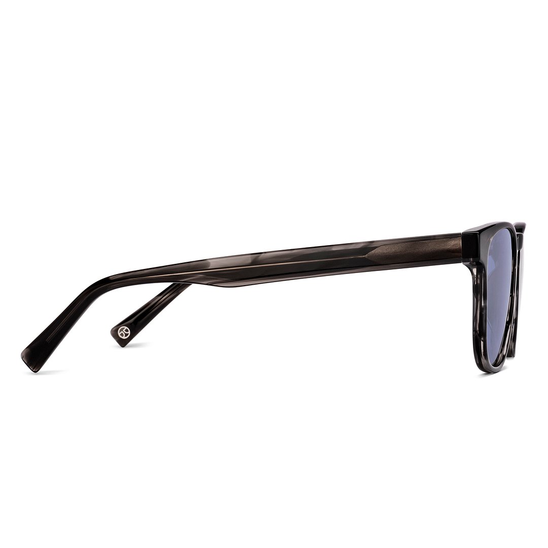 John Jacobs Black Full Rim Square left side