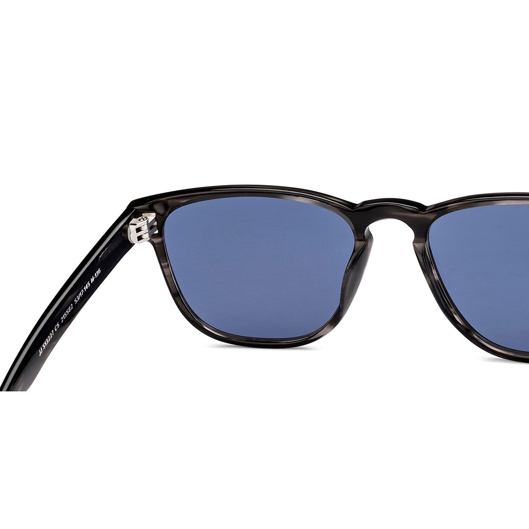 John Jacobs Black Full Rim Square right side