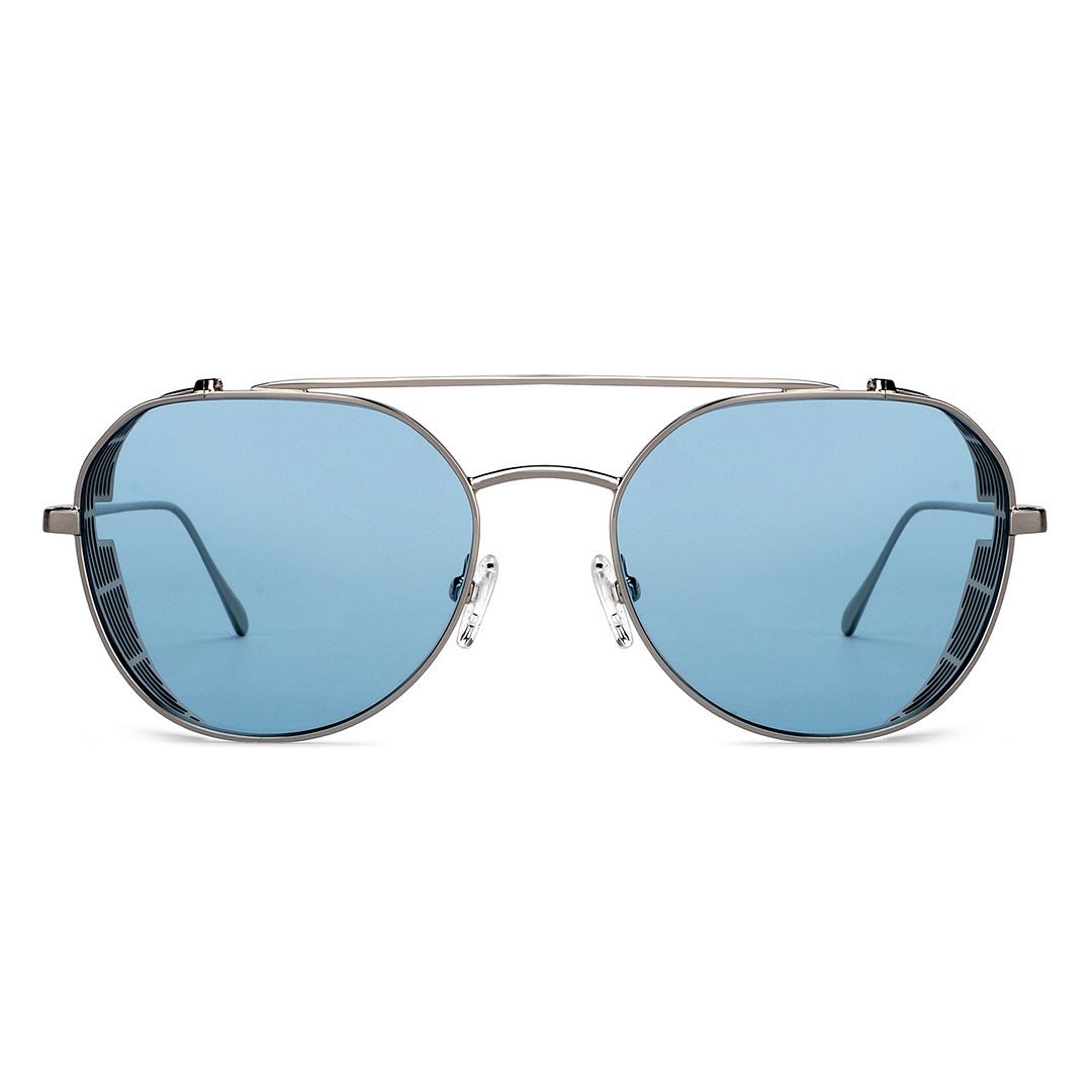 John Jacobs Silver Full Rim Round left side