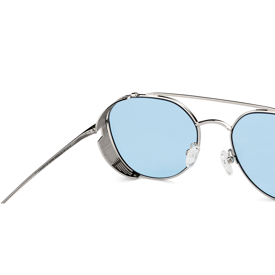 John Jacobs Silver Full Rim Round right side