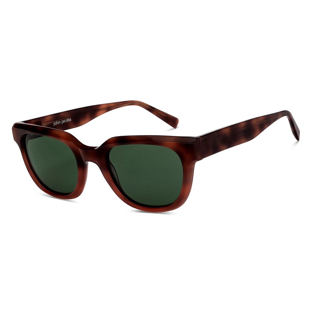 John Jacobs Online Tortoise Full Rim Square left side