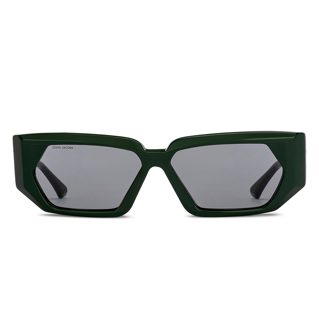 Buy Green Grey Full Rim Rectangle John Jacobs JJ Tints JJ S16392