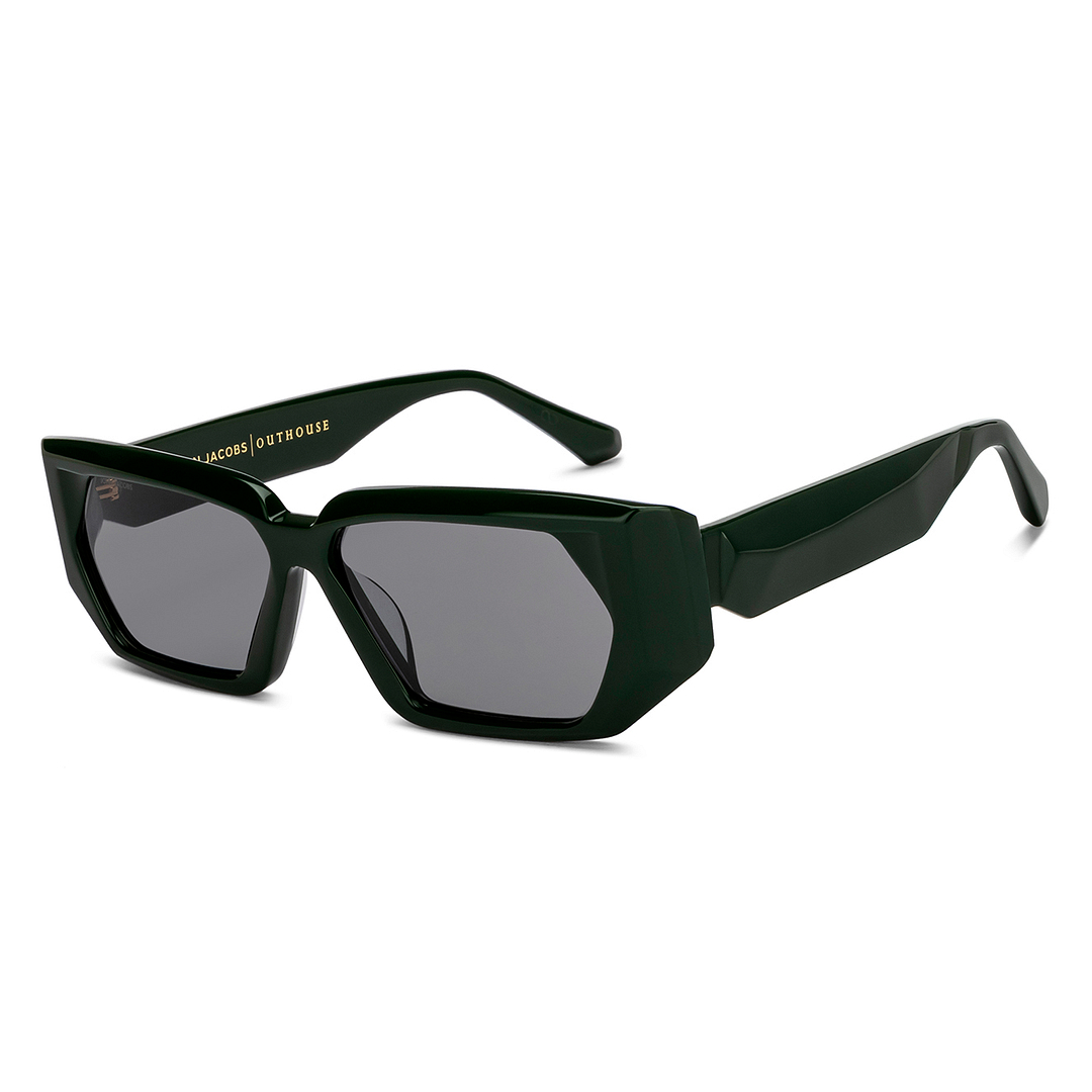 Buy Green Grey Full Rim Rectangle John Jacobs JJ Tints JJ S16392