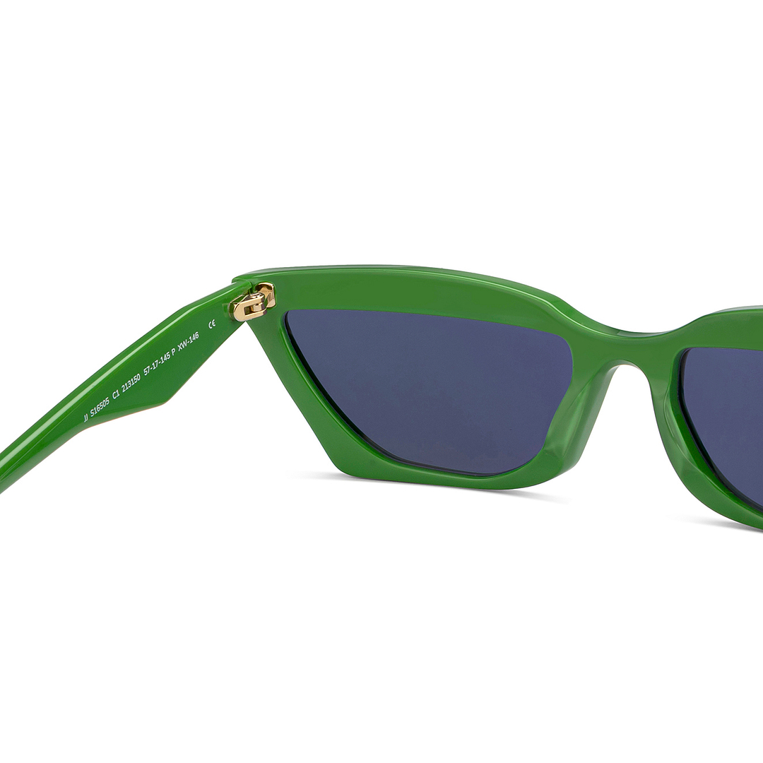 John Jacobs Green Full Rim Cat Eye right side