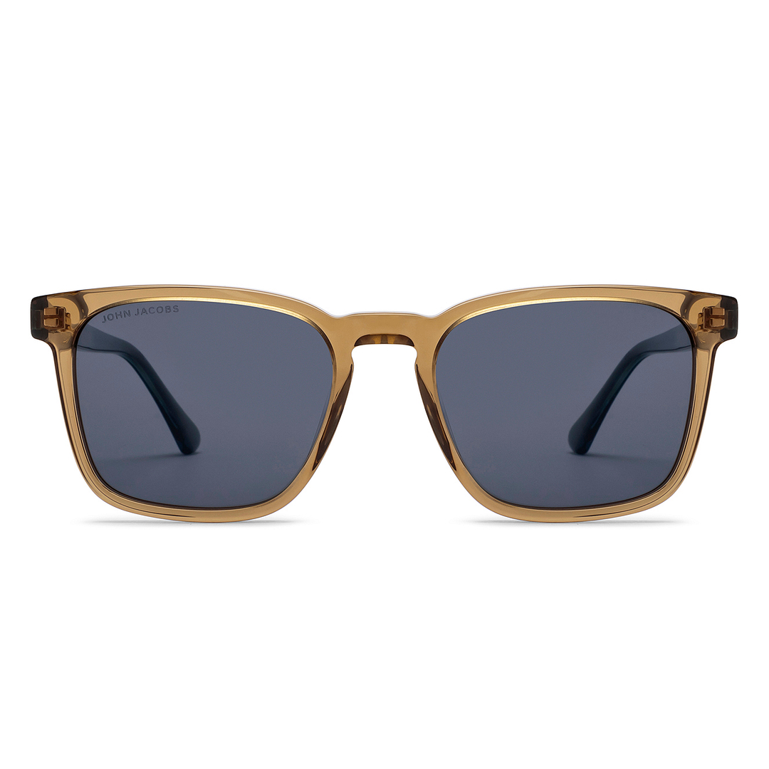 Buy Grey Brown Full Rim Rectangle John Jacobs JJ Tints JJ S16636