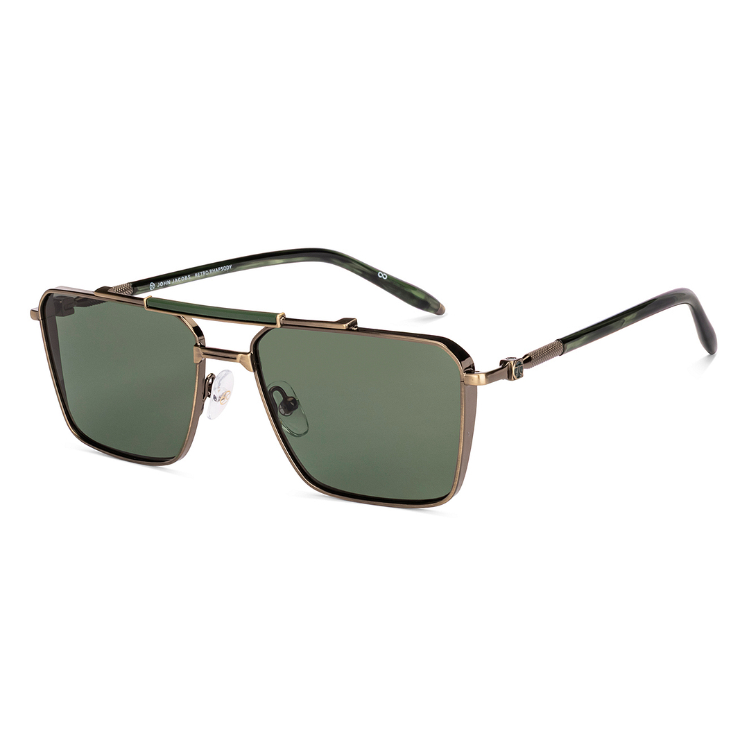 Buy Green Gunmetal Full Rim Square John Jacobs Tints JJ S70152
