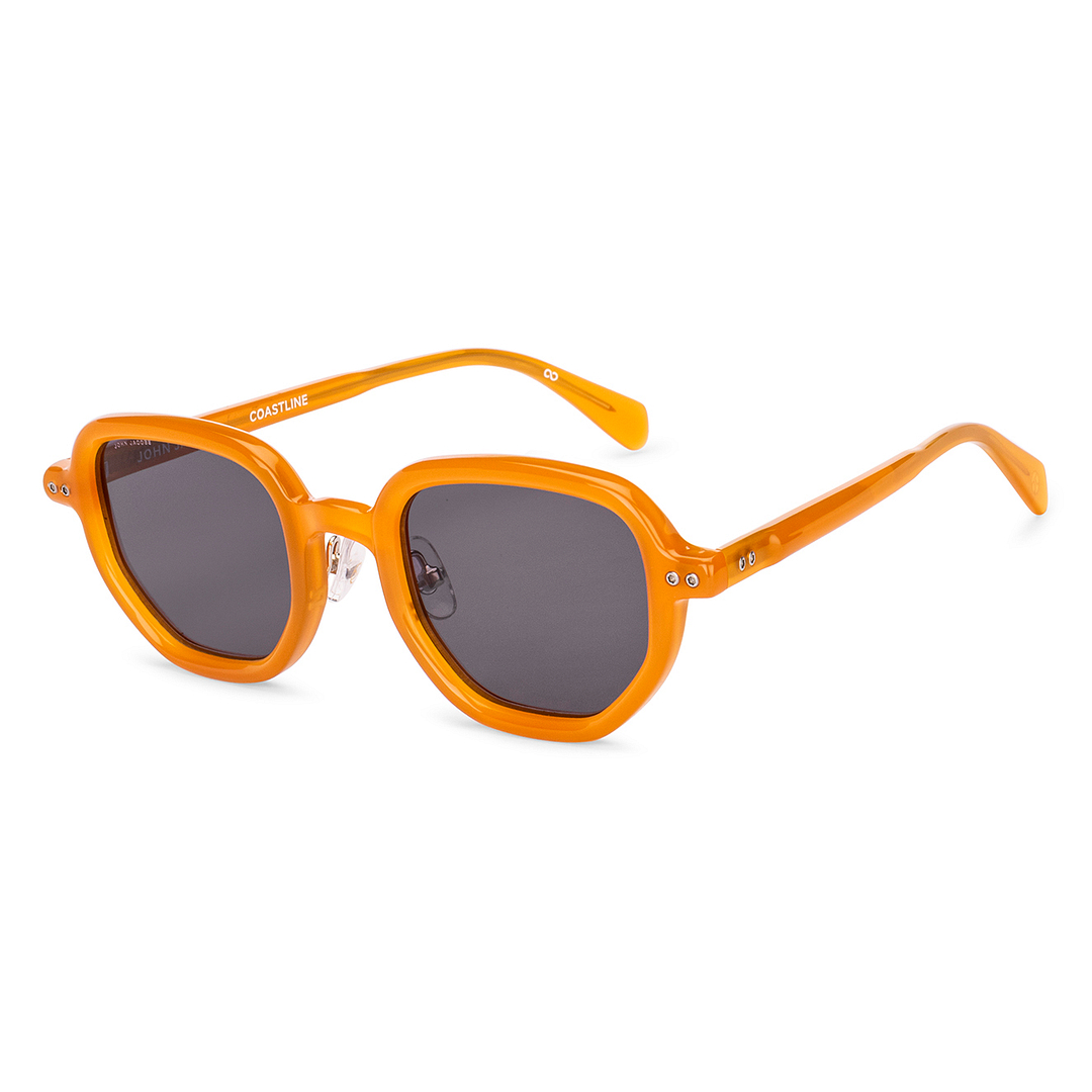 Grey Orange Full Rim Geometric John Jacobs JJ TINTS JJ S70176
