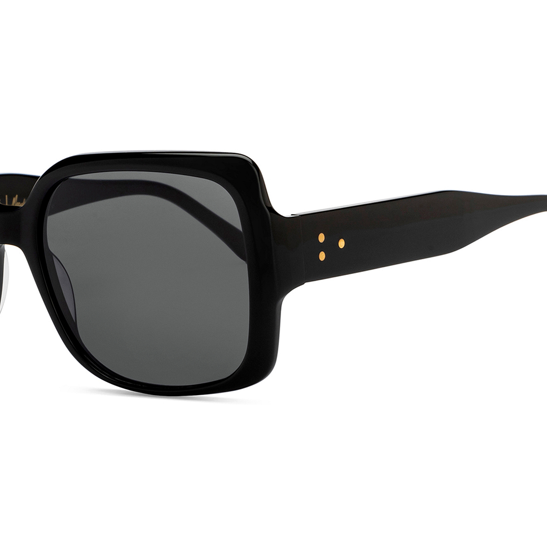 John Jacobs Online Black Full Rim Square left side