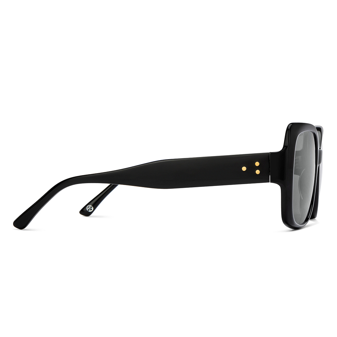 John Jacobs Online Black Full Rim Square right side