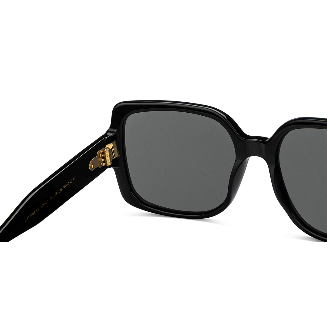 John Jacobs Online Black Full Rim Square left side