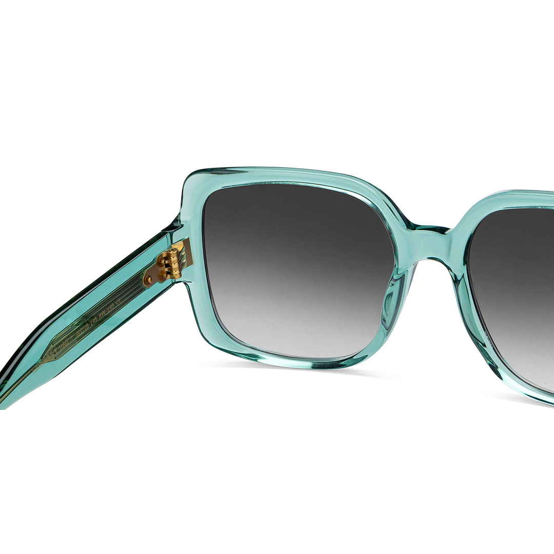 John Jacobs Online Green Full Rim Square left side