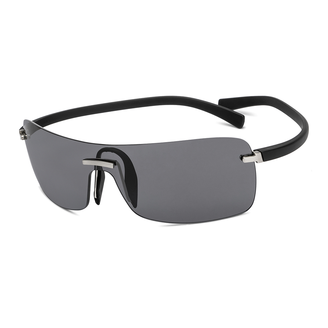 John Jacobs Online Silver Rimless Square right side