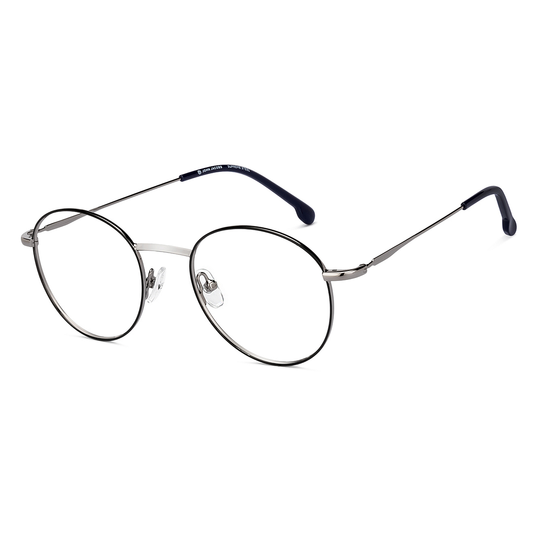 John Jacobs Online Silver Full Rim Round right side
