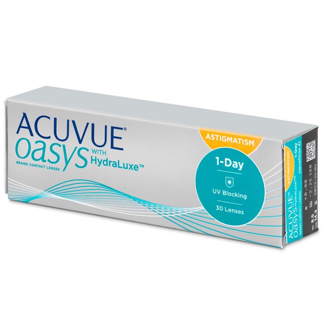 Acuvue Oasys Johnson Johnson Oasys Daily Toric Contact Lens right side