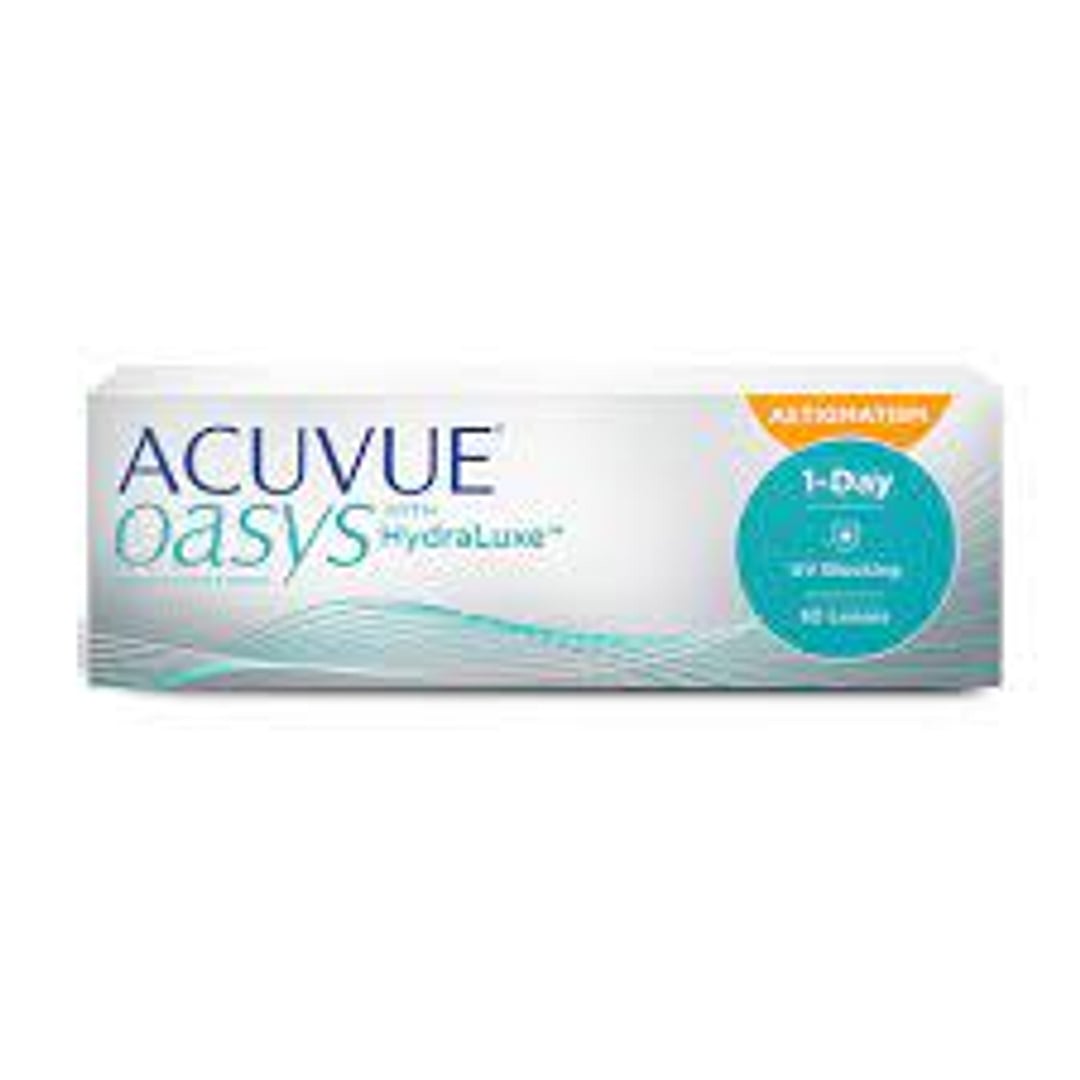 Acuvue Oasys Johnson Johnson Oasys Daily Toric Contact Lens left side