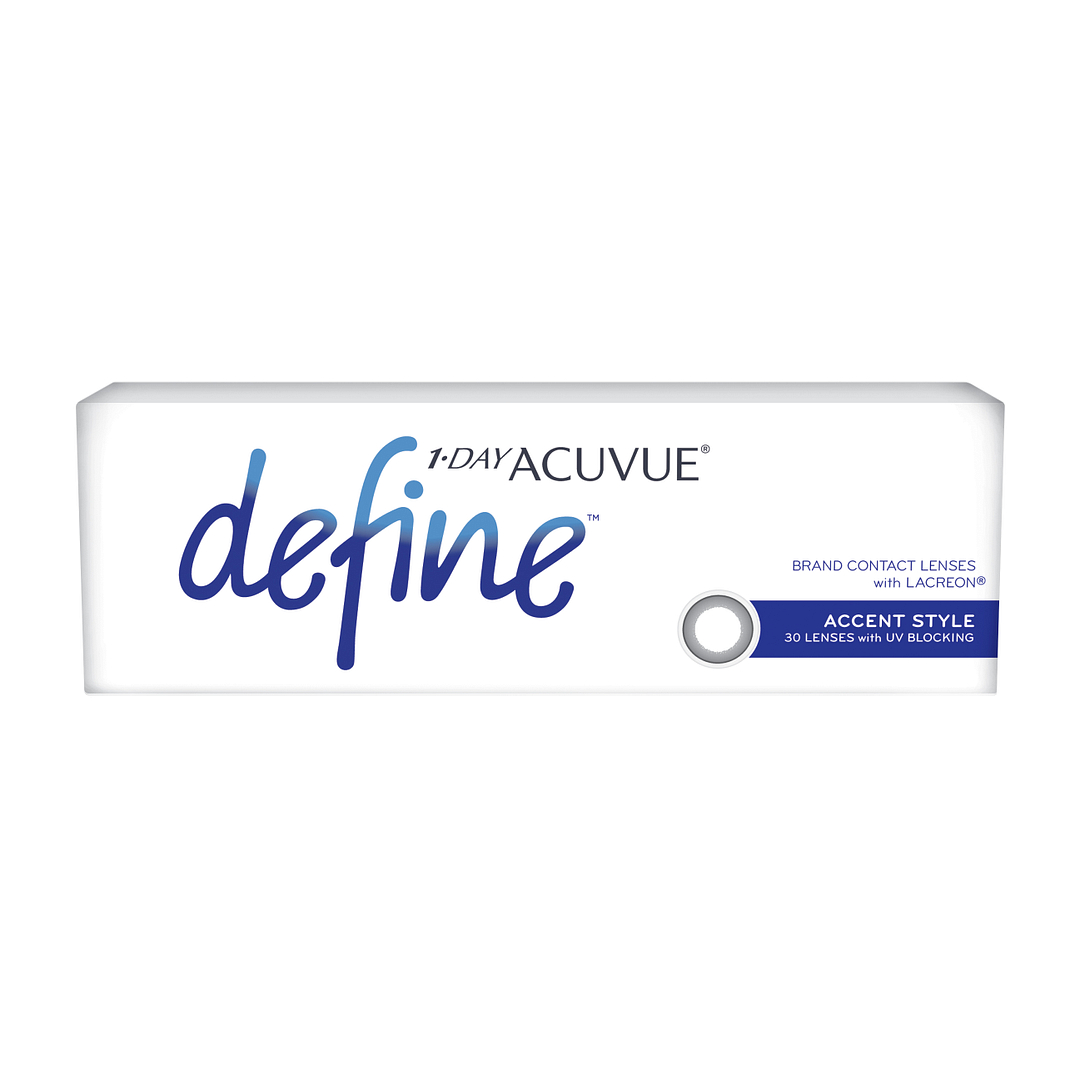 Acuvue Acuvue 1 Day Define Accent Style Zero Power left side