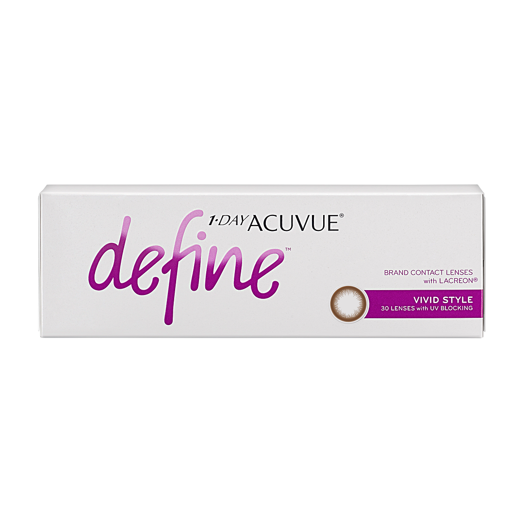 Acuvue Acuvue 1 Day Define Vivid Style Zero Power left side