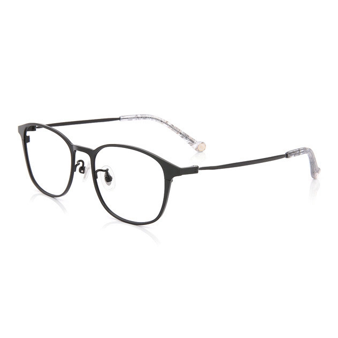 Junni Black Full Rim Rectangle left side