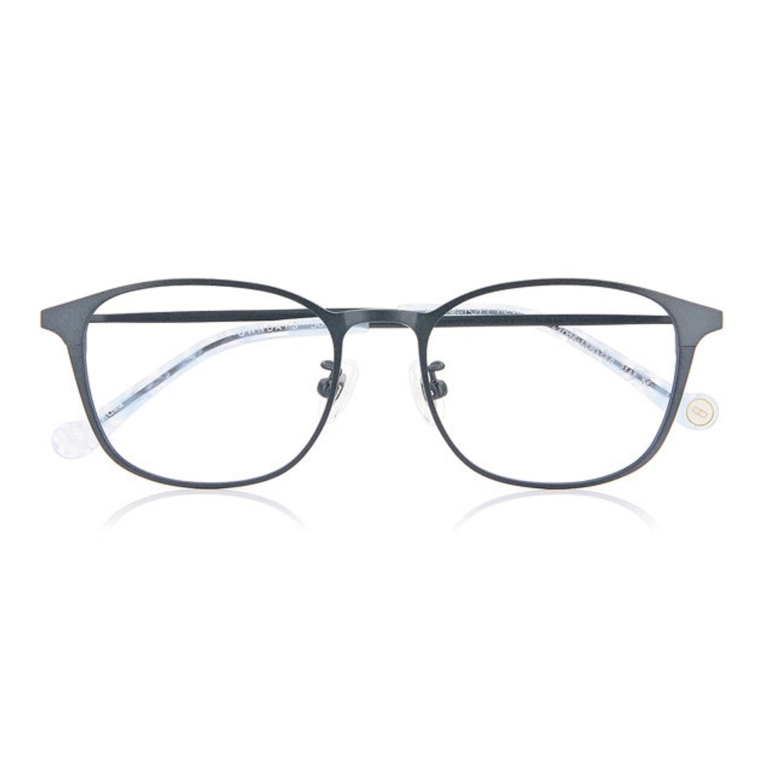 Junni Navy Blue Full Rim Rectangle right side