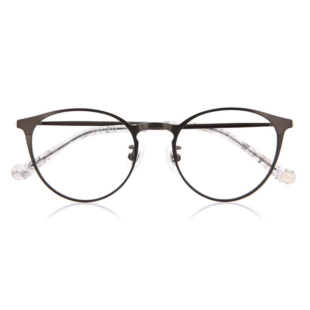 Junni Mid Gunmetal Full Rim Boston right side