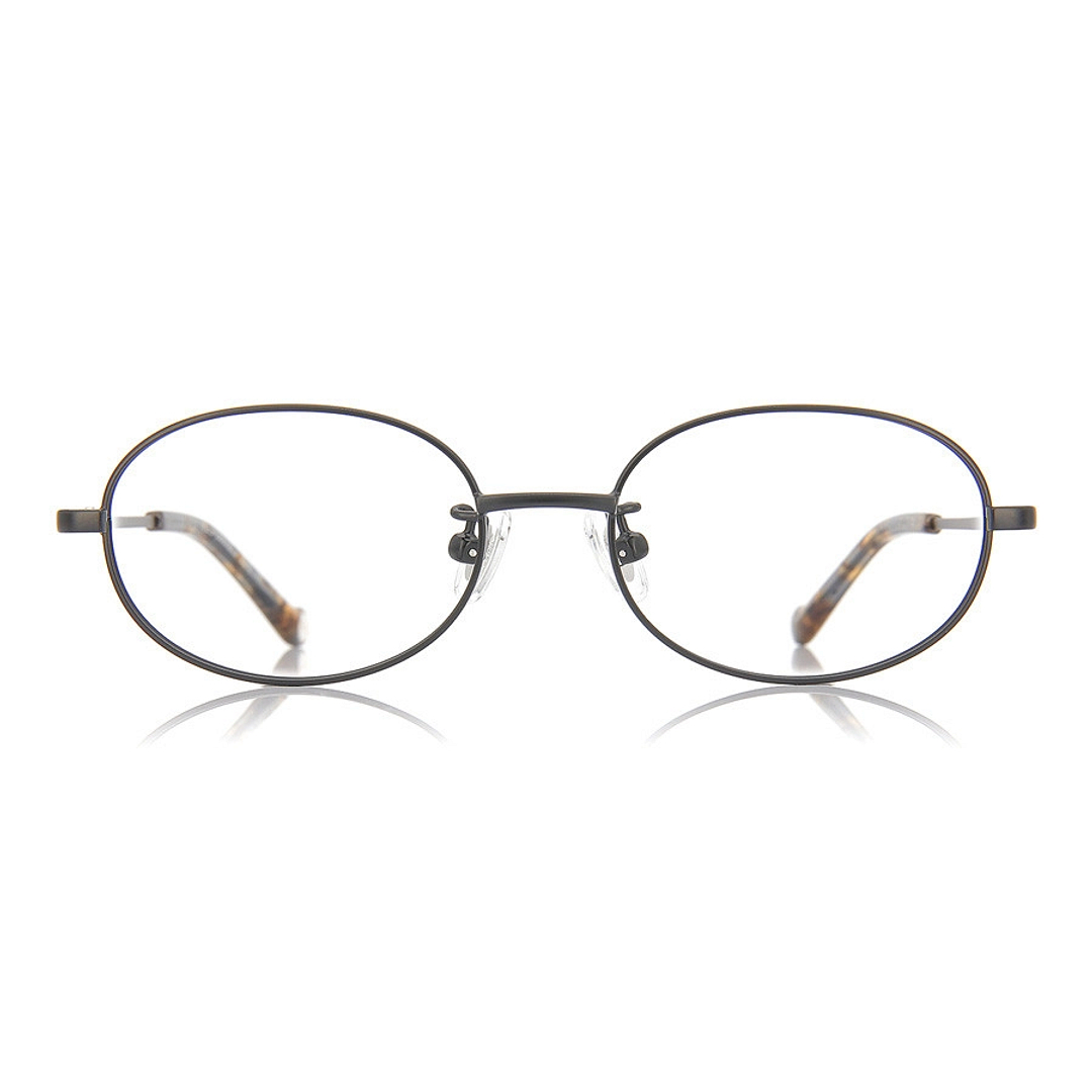 Junni Black Full Rim Oval right side