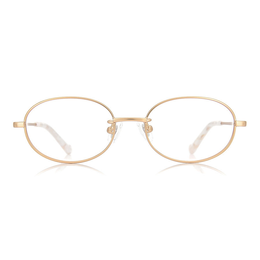 Junni Light Brown Full Rim Oval right side