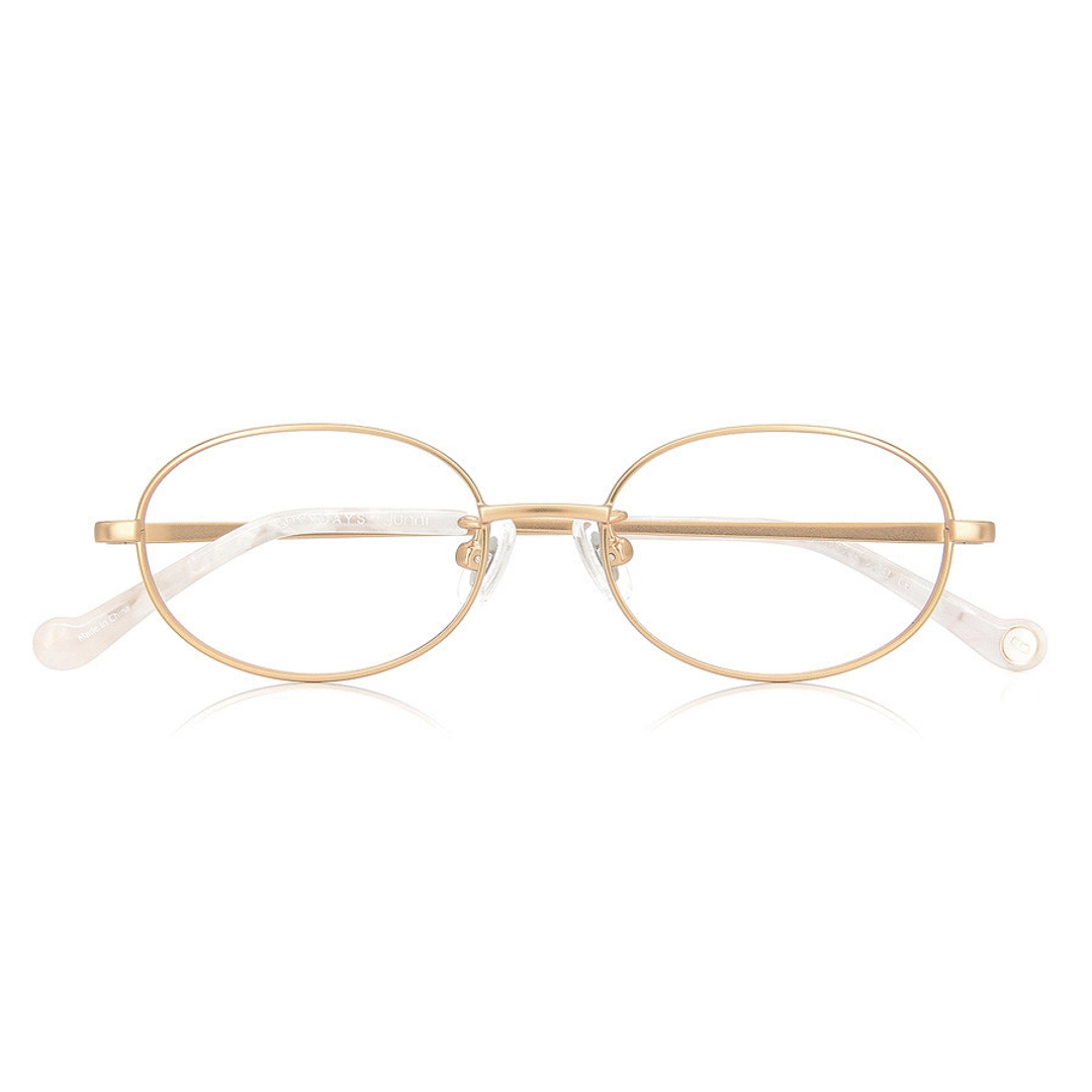 Junni Light Brown Full Rim Oval right side