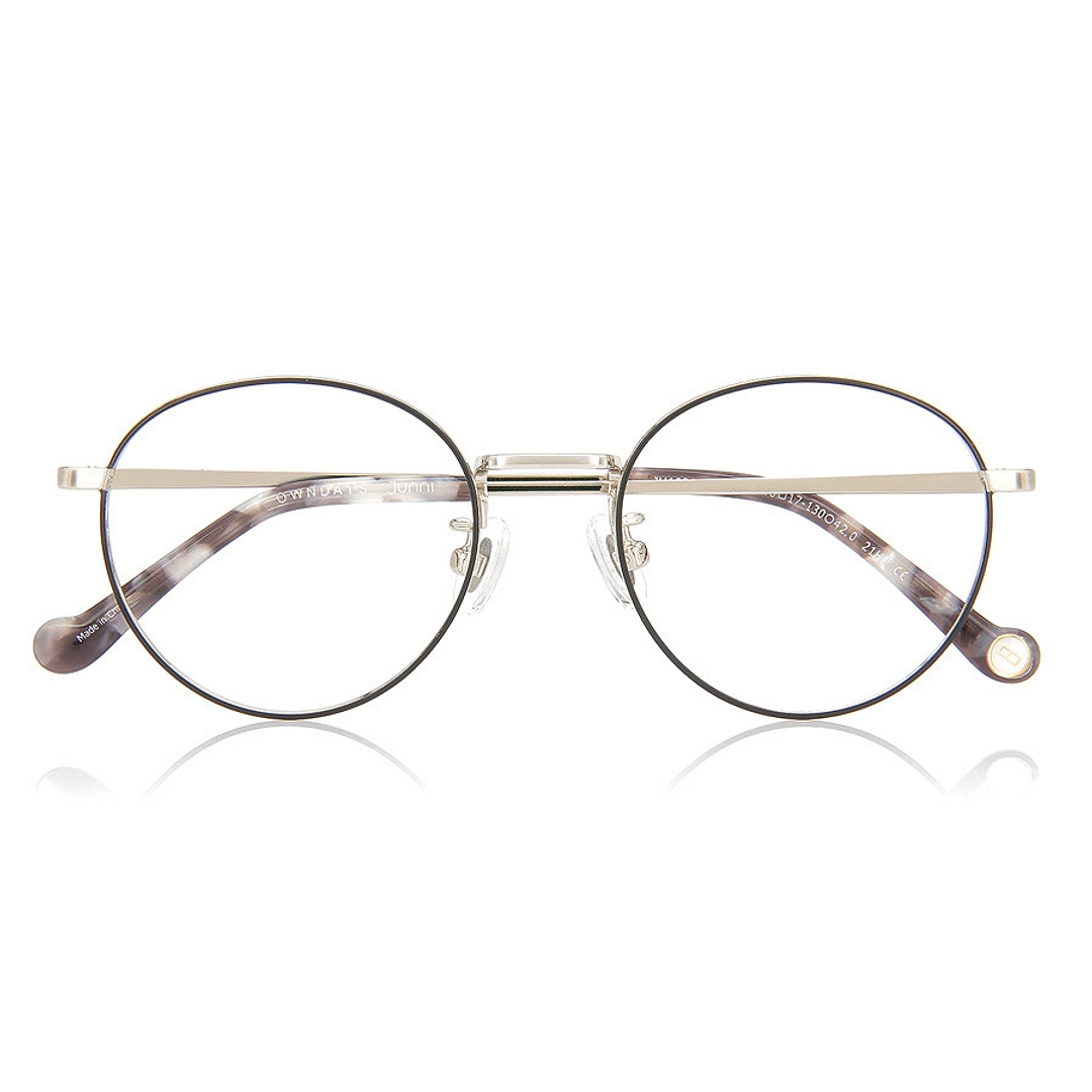 Junni Black Full Rim Boston right side