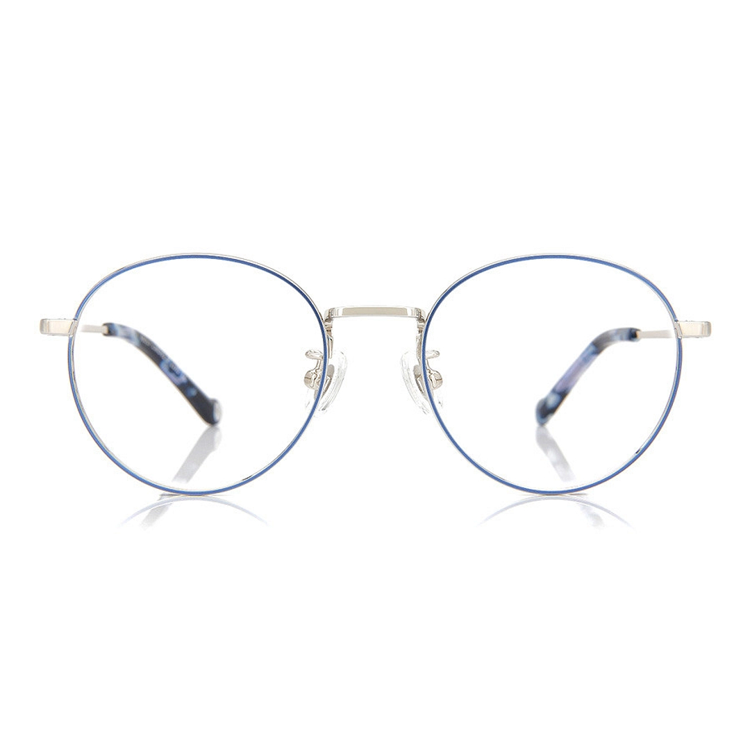 Junni Sky Blue Full Rim Boston right side