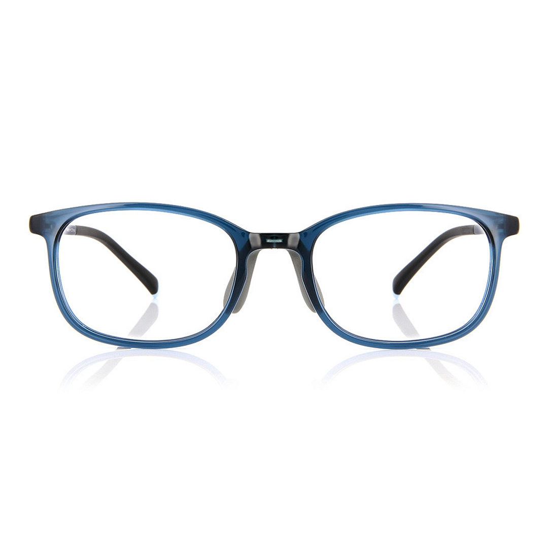 Junni Sky Blue Full Rim Rectangle right side