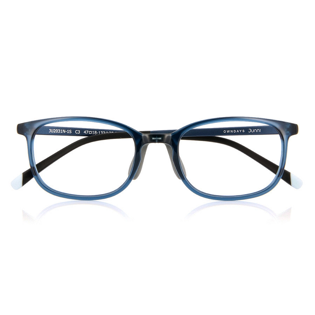 Junni Sky Blue Full Rim Rectangle right side